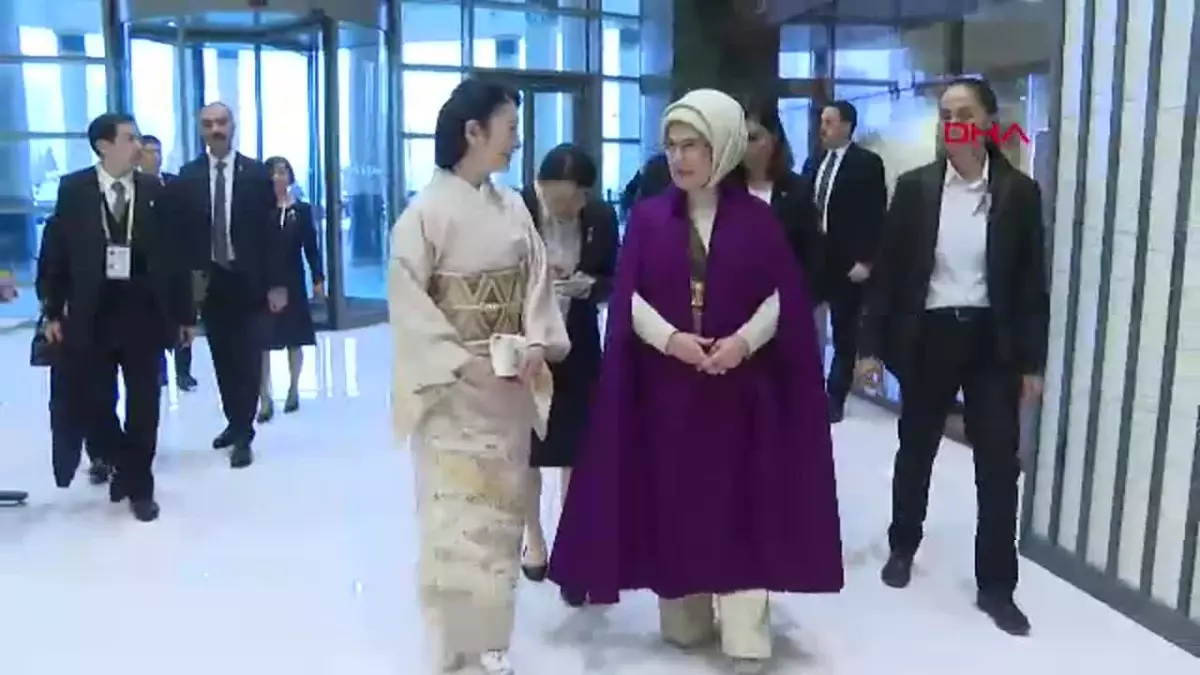 ANKARA Emine Erdoğan, Japonya Veliaht Prensesi Akishino ile bir araya geldi