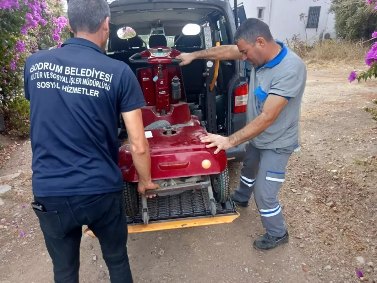 Bodrum Belediyesi Engelli Vatandaşlara Akülü Sandalye Desteği Sağlıyor