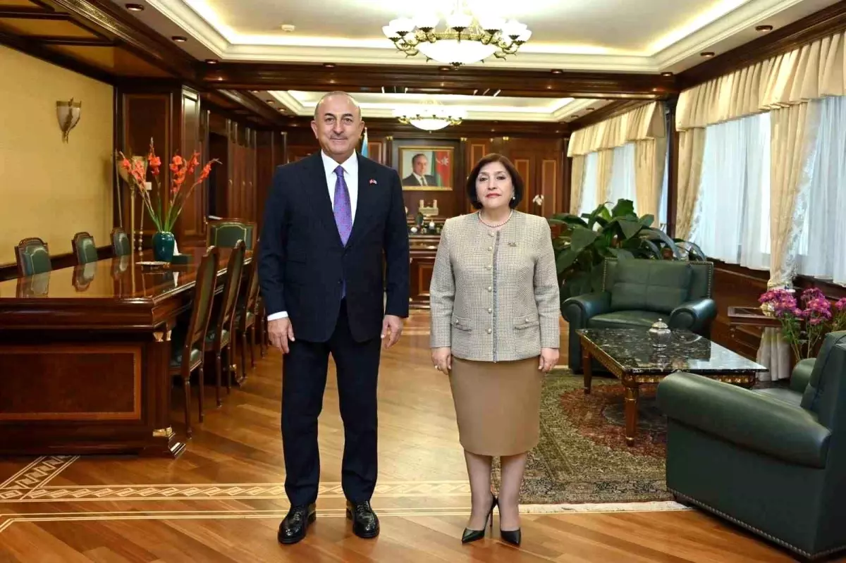 Çavuşoğlu, Gafarova ile Görüştü