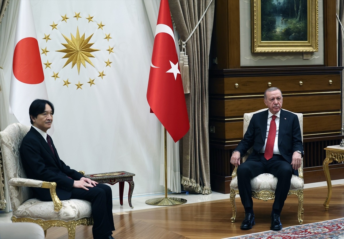 Cumhurbaşkanı Erdoğan, Japonya Veliaht Prensi Akishino\'yu kabul etti