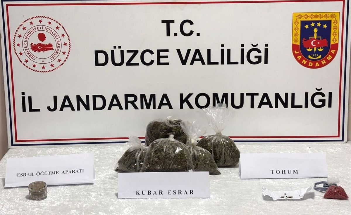 Düzce\'de Uyuşturucu Operasyonu: 1 Tutuklama