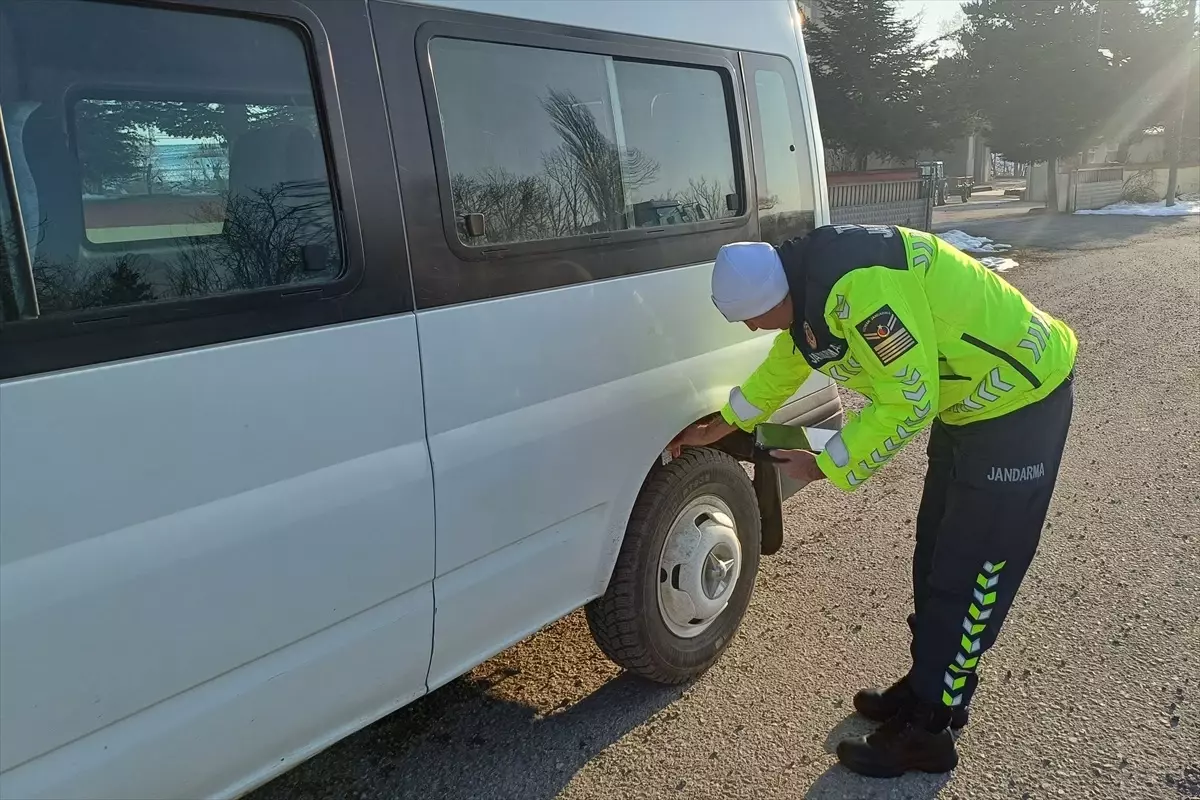 Havza\'da Kış Lastiği Denetimi