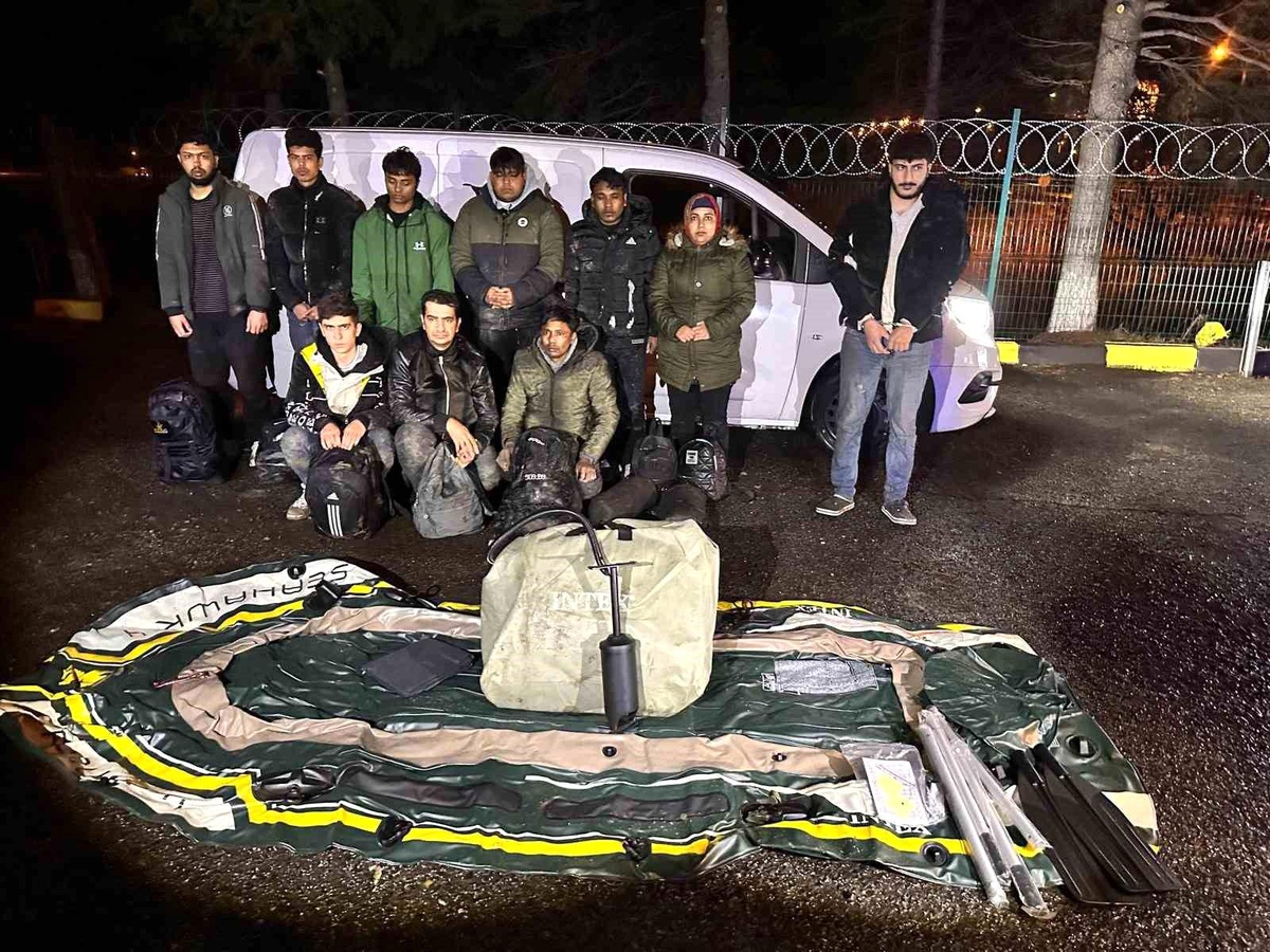 Tekirdağ\'da Düzensiz Göçmen Operasyonu