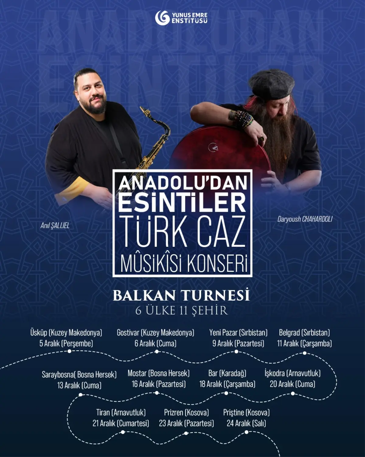 Anadolu\'dan Esintiler Türk Caz Musikisi Turnesi Başlıyor