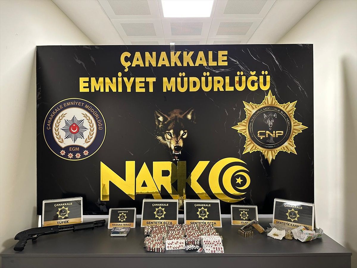 Çanakkale\'de Uyuşturucu Operasyonu: 3 Tutuklama