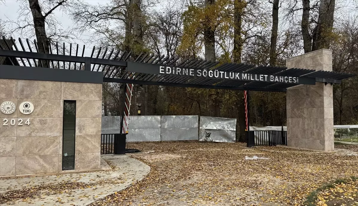 Söğütlük Millet Bahçesi Tamamlandı