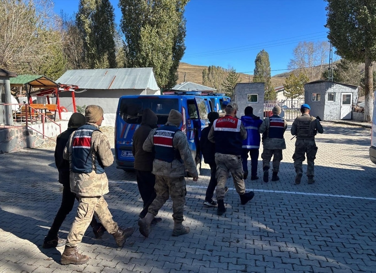 Erzurum\'da 59 Düzensiz Göçmen Yakalandı