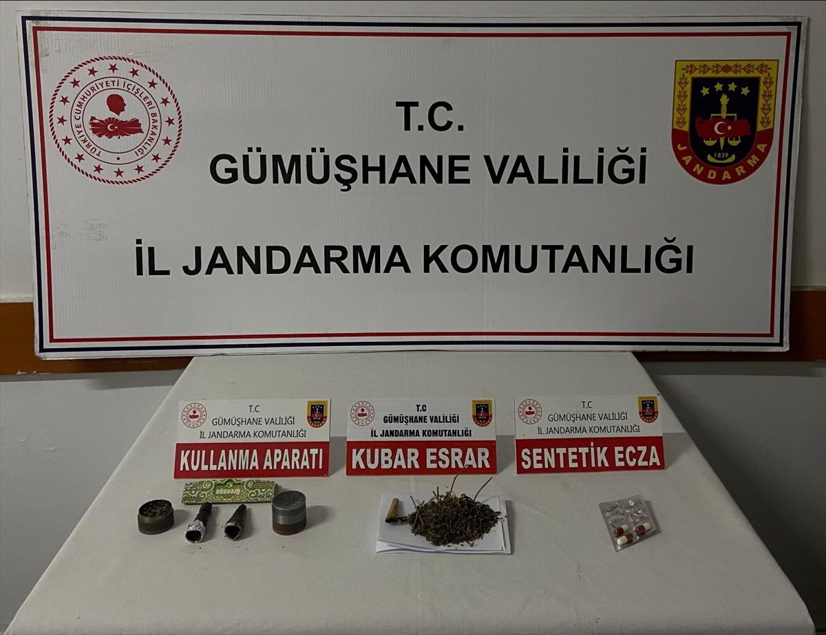 Gümüşhane\'de Uyuşturucu Operasyonu