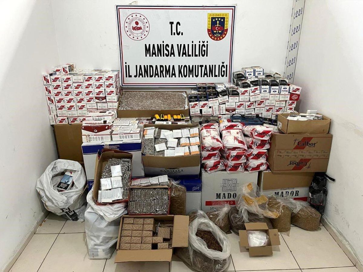 Manisa\'da Kaçak Tütün Operasyonu