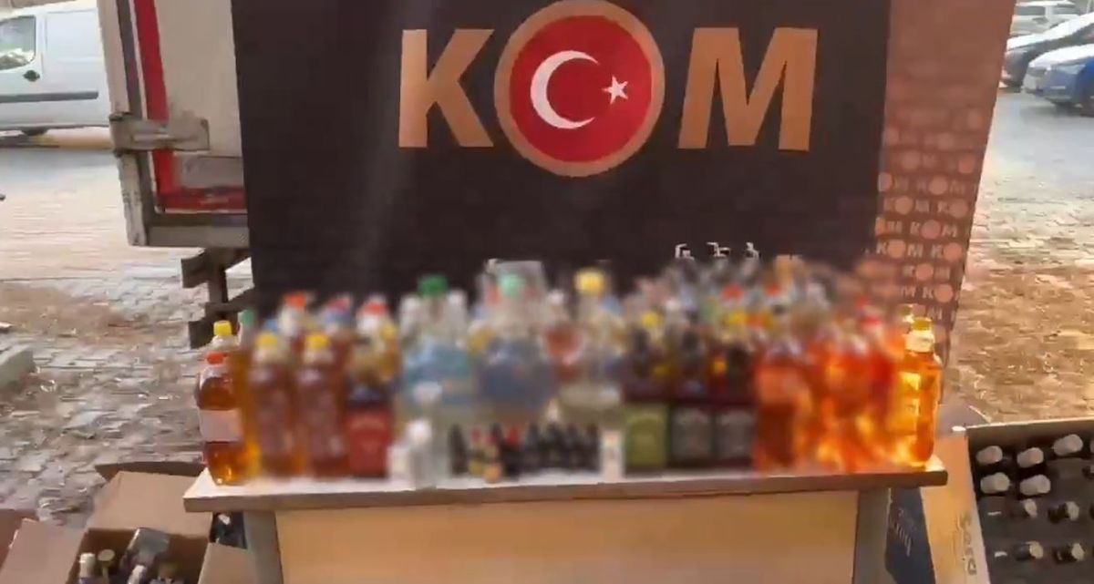 Kayseri\'de Yılbaşı Öncesi Sahte İçki Operasyonu