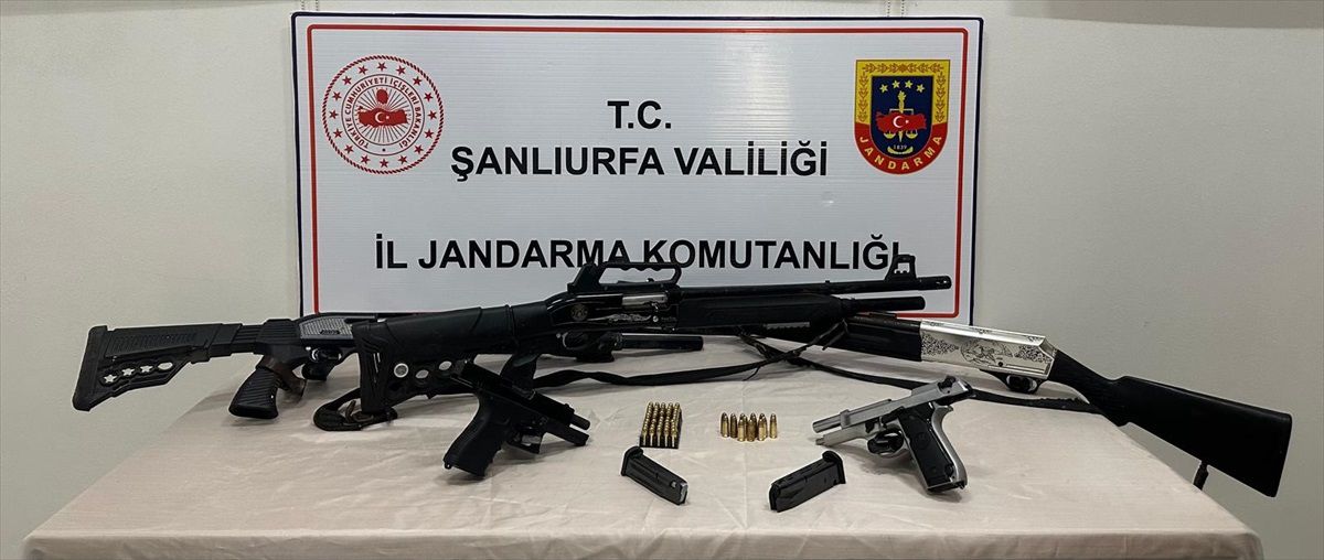 Şanlıurfa\'da Silah Kaçakçılığı Operasyonu
