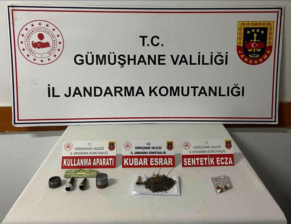 Gümüşhane\'de Uyuşturucu Operasyonu