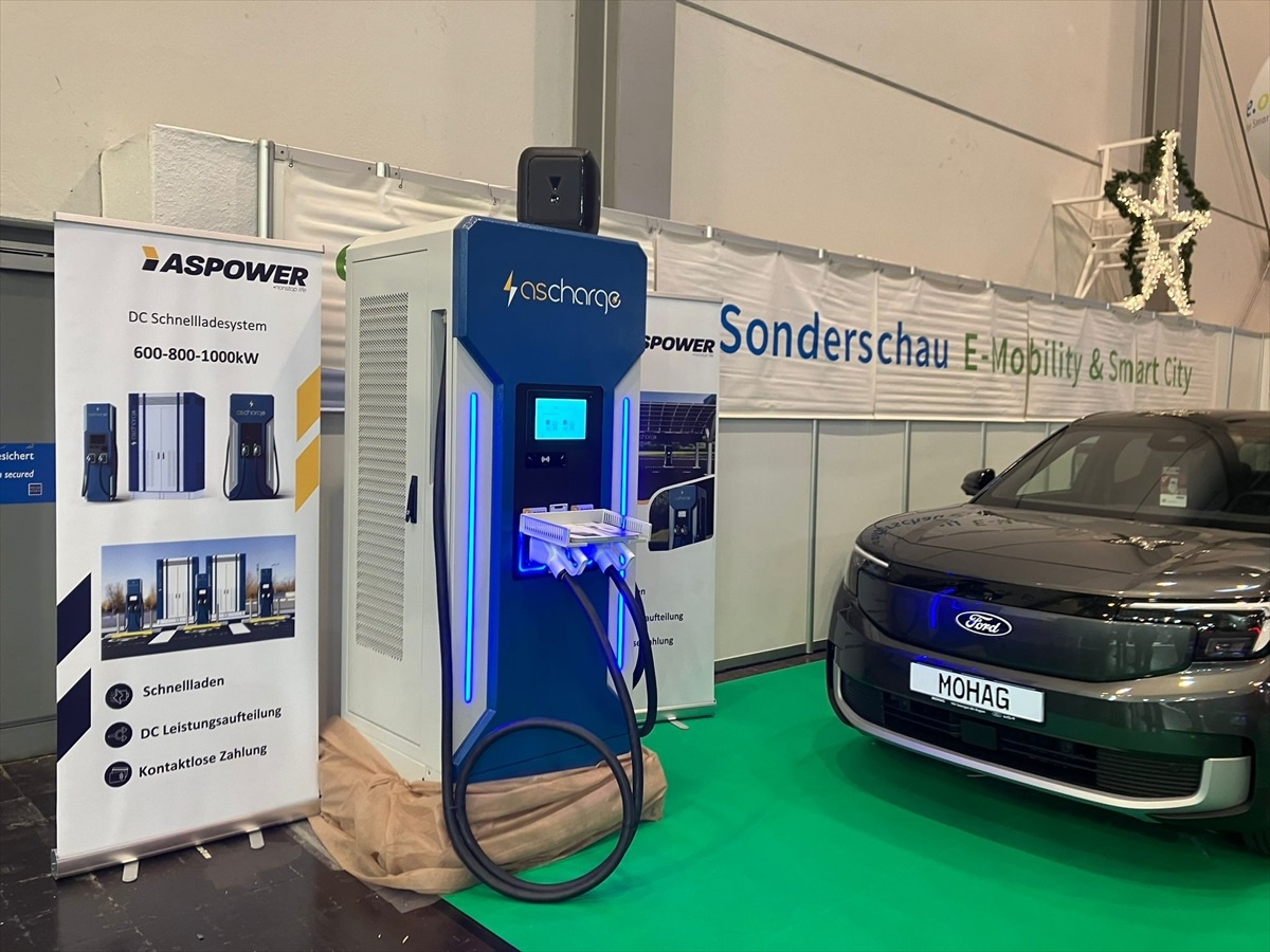Aspower\'dan Avrupa\'ya Elektrikli Araç Şarj İstasyonu İhracatı