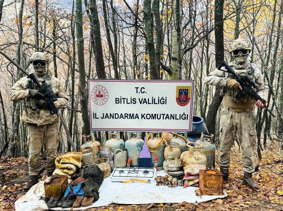 Bitlis\'te çok sayıda yaşam malzemesi ele geçirildi