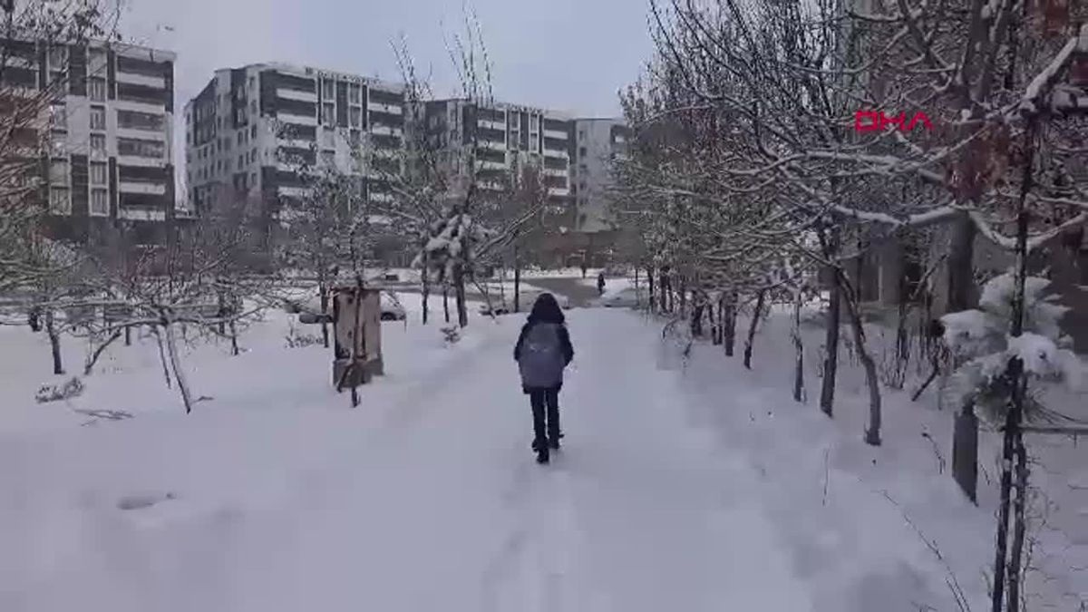 Bitlis\'te Kar Yağışı 77 Köy Yolunu Kapadı