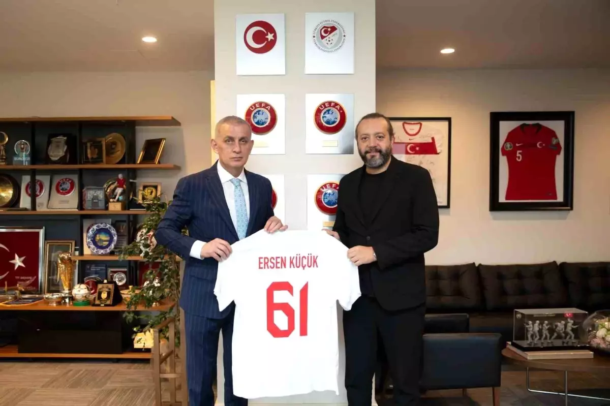 Ersen Küçük, TFF Başkanı Hacıosmanoğlu\'nu Ziyaret Etti