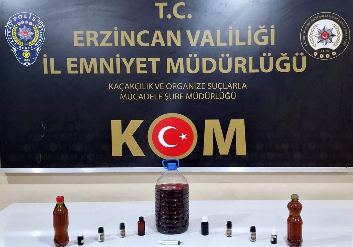 Erzincan\'da Sahte Alkol Operasyonu