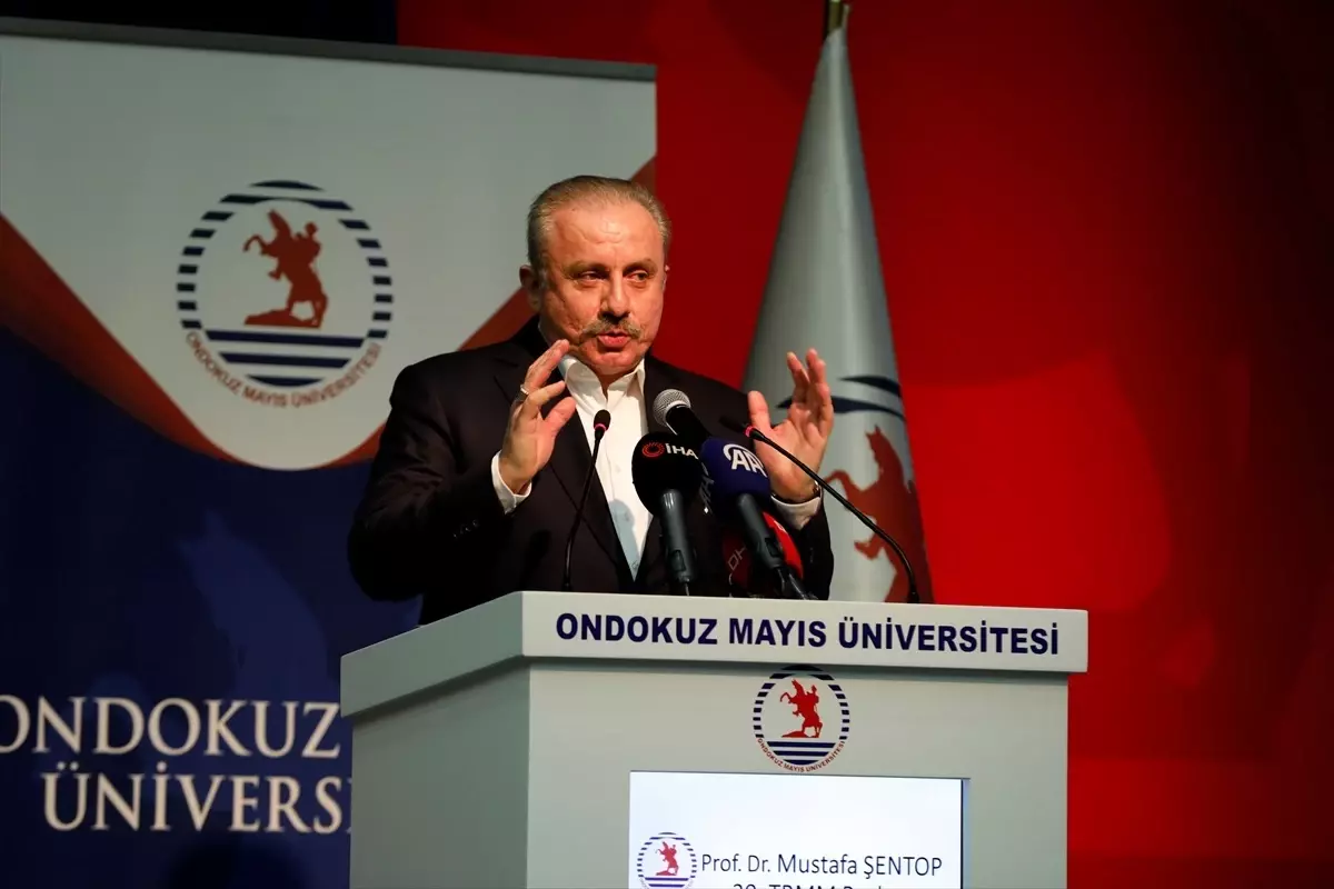 Eski TBMM Başkanı Şentop, Samsun\'da "Türkiye\'de Anayasalar ve Siyaset" konferansında konuştu Açıklaması