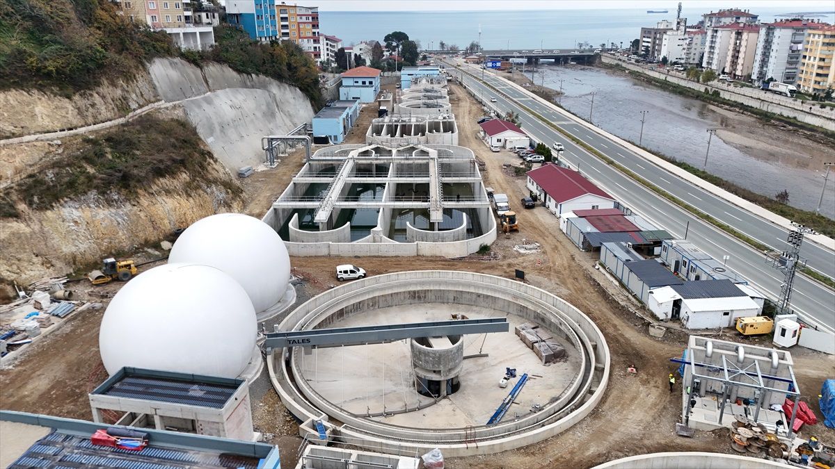 Giresun\'da Atık Su Arıtma Projesi Test Aşamasında