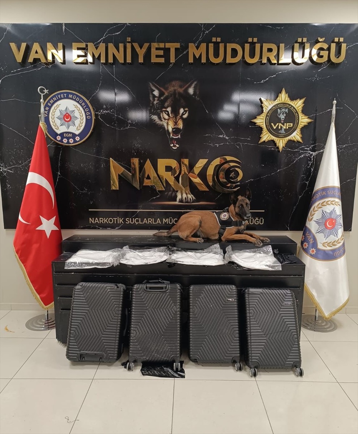 Van\'da Uyuşturucu ile Uçuş Engellendi