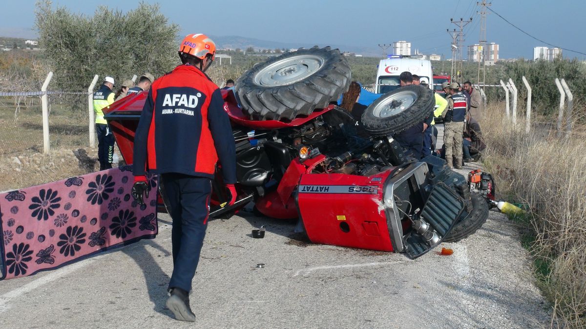 Kilis\'te Traktör Devrildi, Bir Kişi Hayatını Kaybetti
