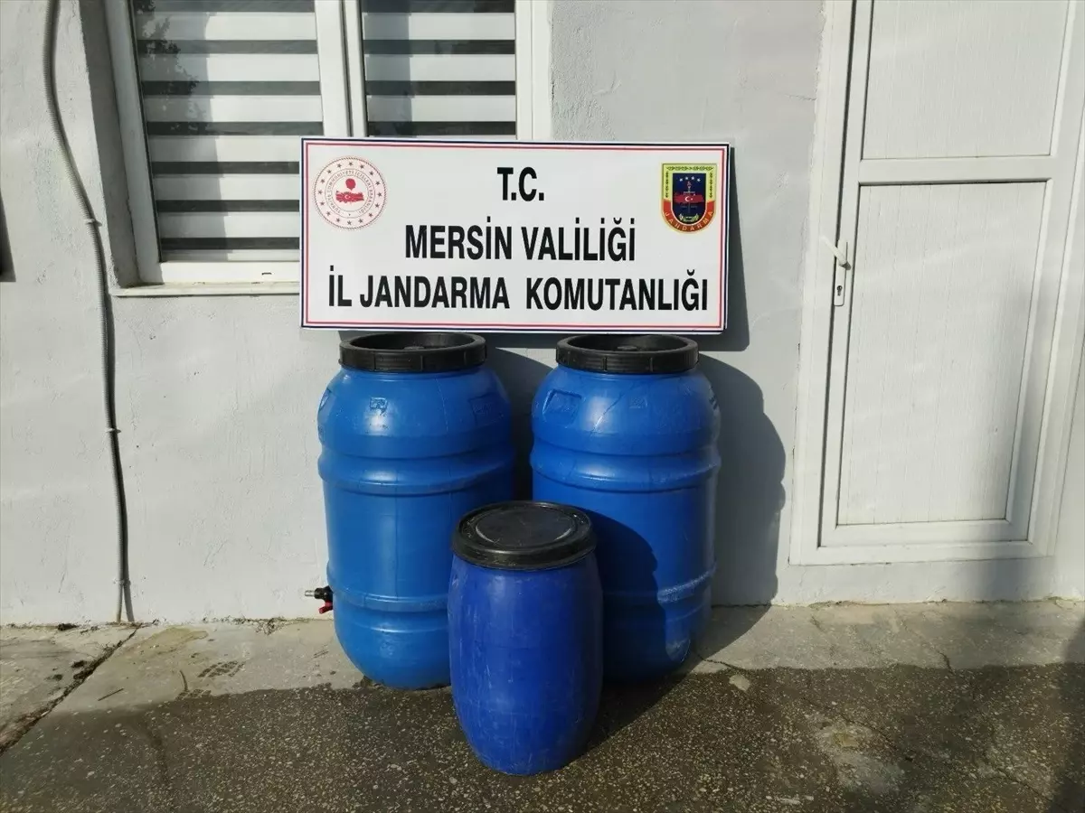 Mersin\'de 540 Litre Sahte İçki Ele Geçirildi