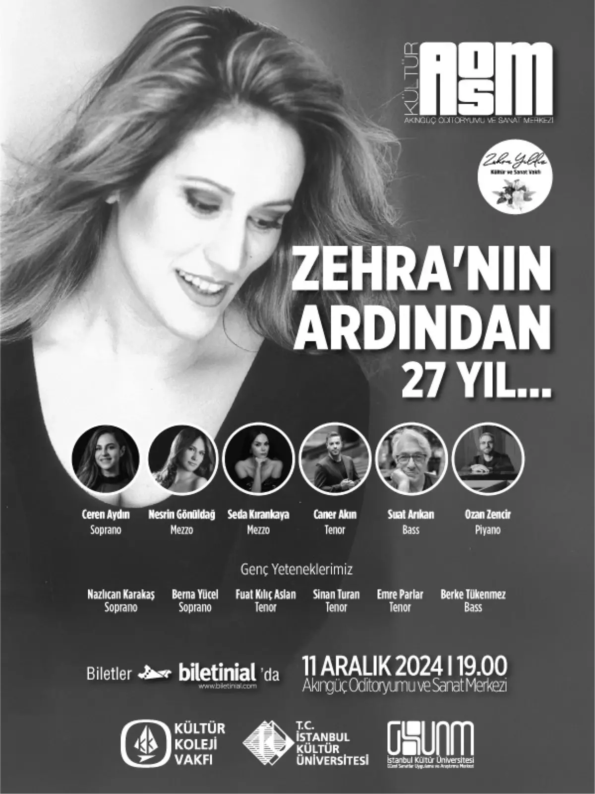 Zehra Yıldız Anısına Konser Düzenlenecek