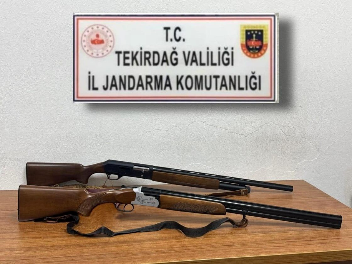 Tekirdağ\'da Ruhsatsız Silah Ele Geçirildi