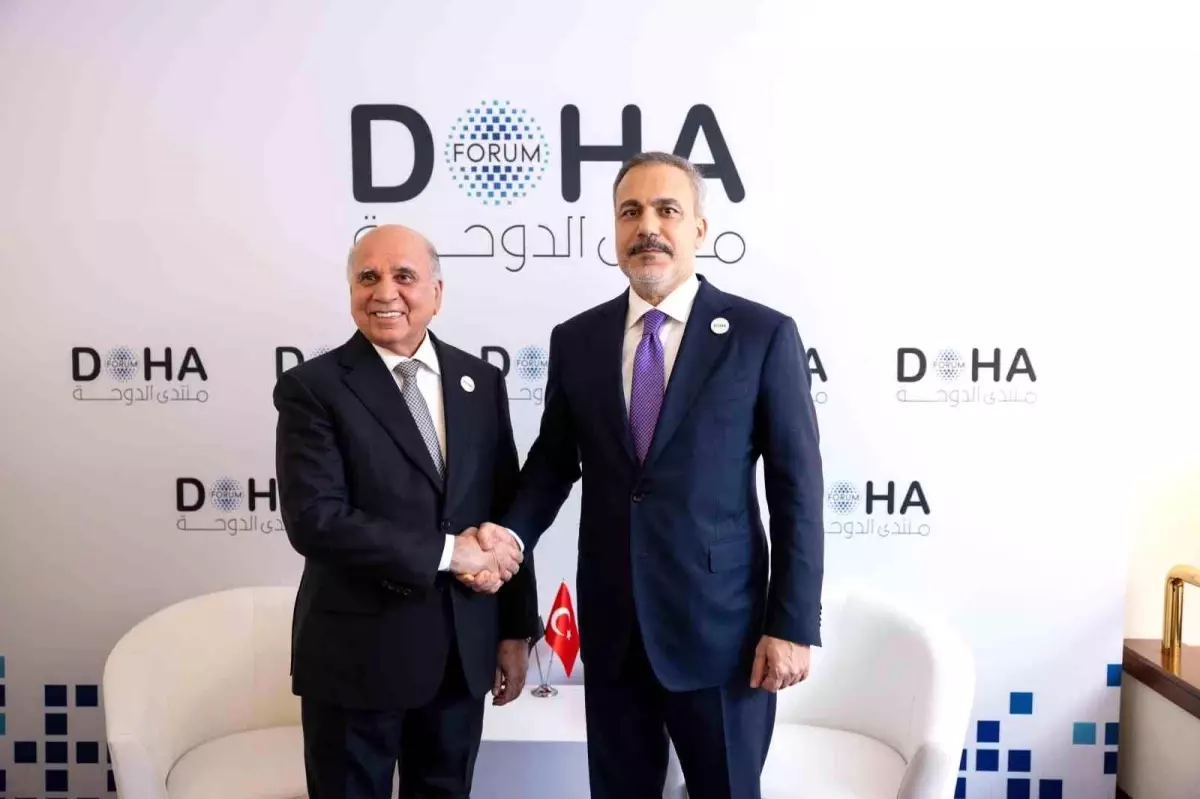 Fidan ve Hüseyin Doha\'da Görüştü