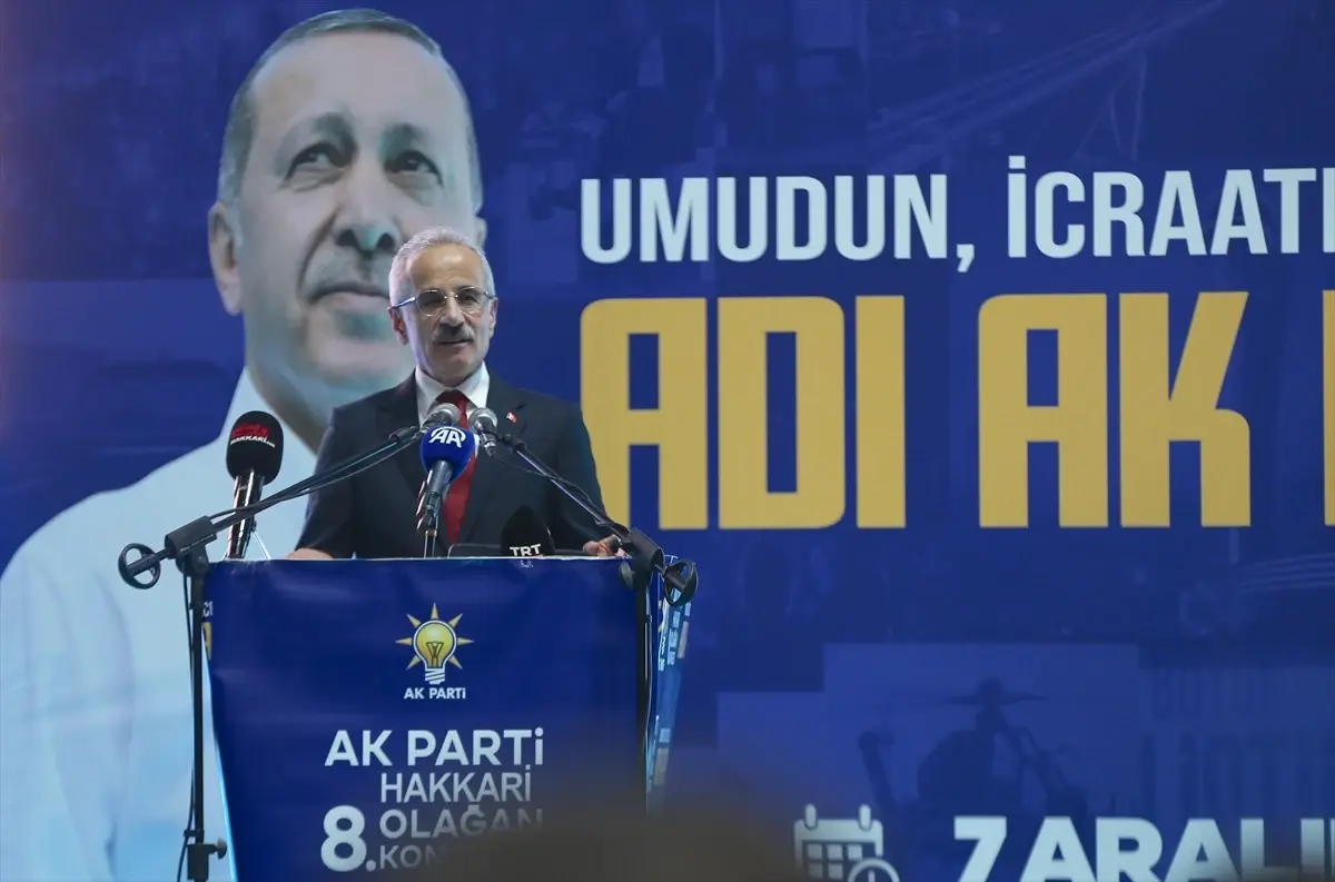 Bakan Uraloğlu, AK Parti Hakkari 8. Olağan İl Kongresi\'nde konuştu Açıklaması