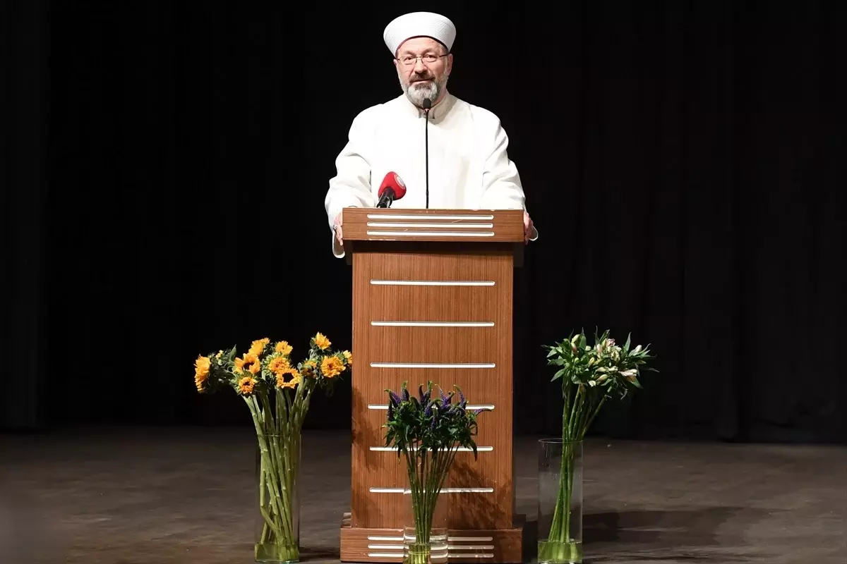 Ali Erbaş: Vakıf Anlayışının Kurucusu Peygamberdir