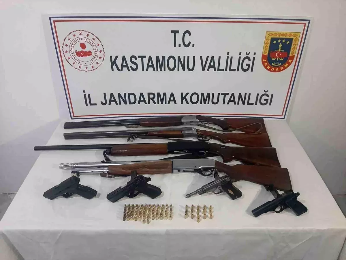 Kastamonu\'da Yasadışı Silah Operasyonu