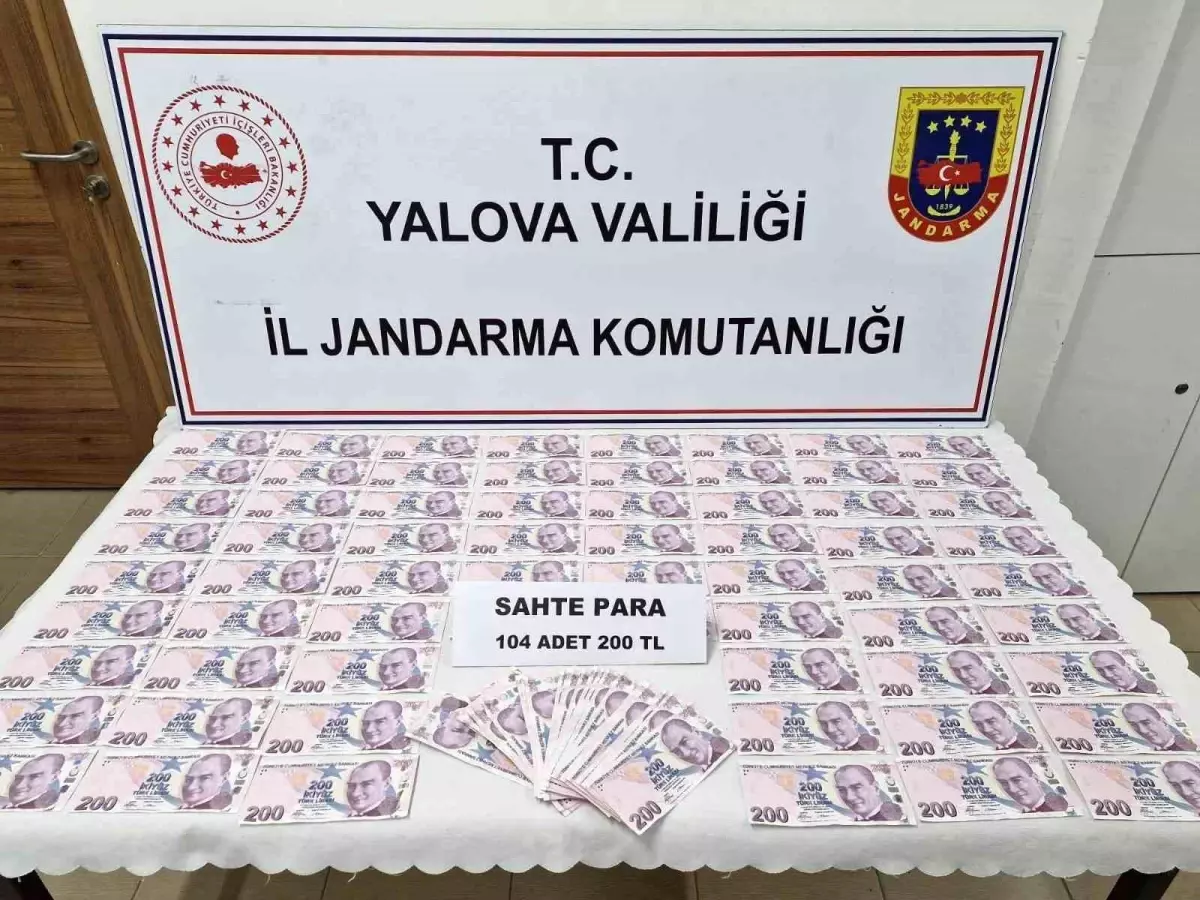 Yalova\'da Sahte Para Operasyonu: 2 Tutuklama