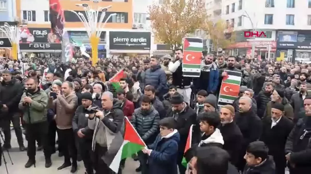 Batman\'da İsrail\'in Saldırılarına Protesto