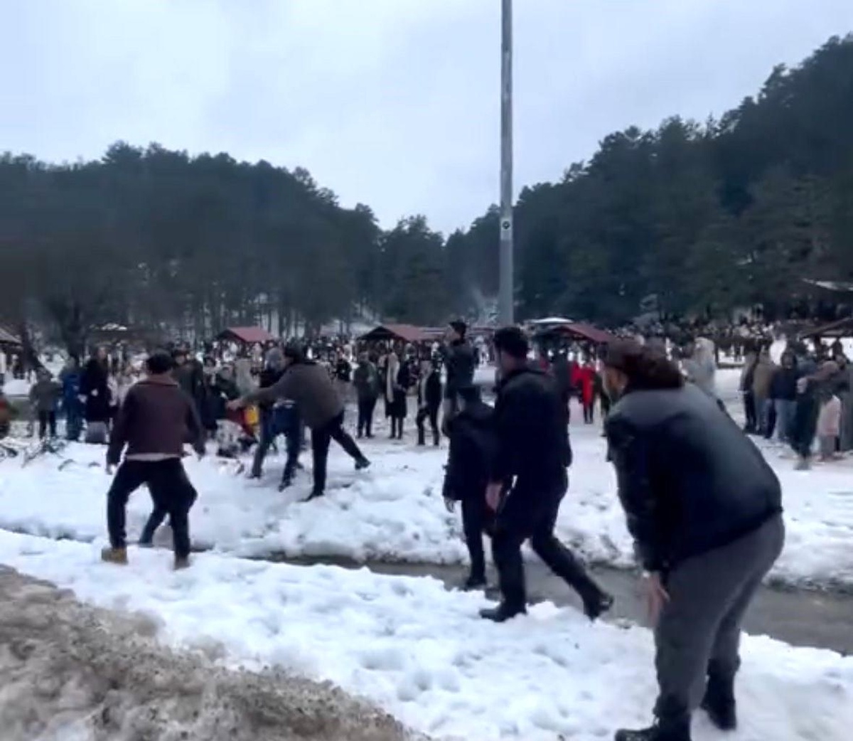Bolu\'da Hamsi Festivali\'nde Kavga