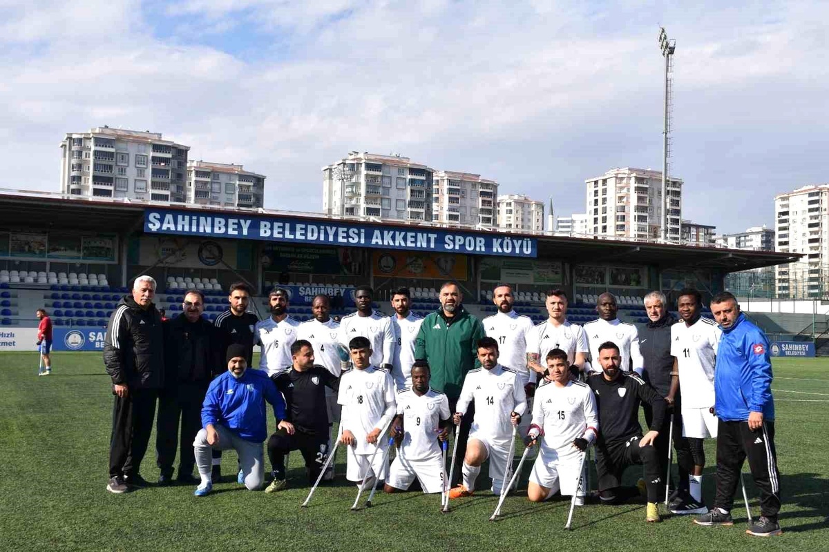 Şahinbey Ampute Takımı, DEPSAŞ Enerji\'yi 1-0 Mağlup Etti