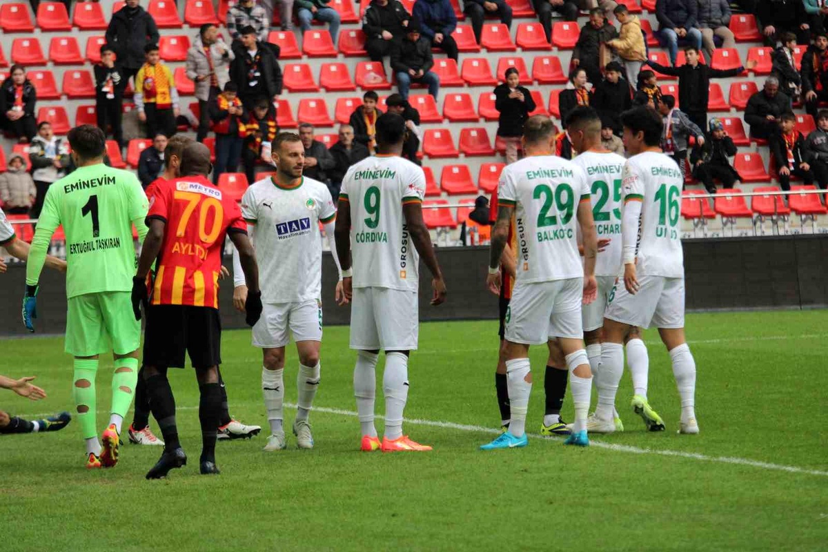 Kayserispor - Alanyaspor: Golsüz Eşitlik