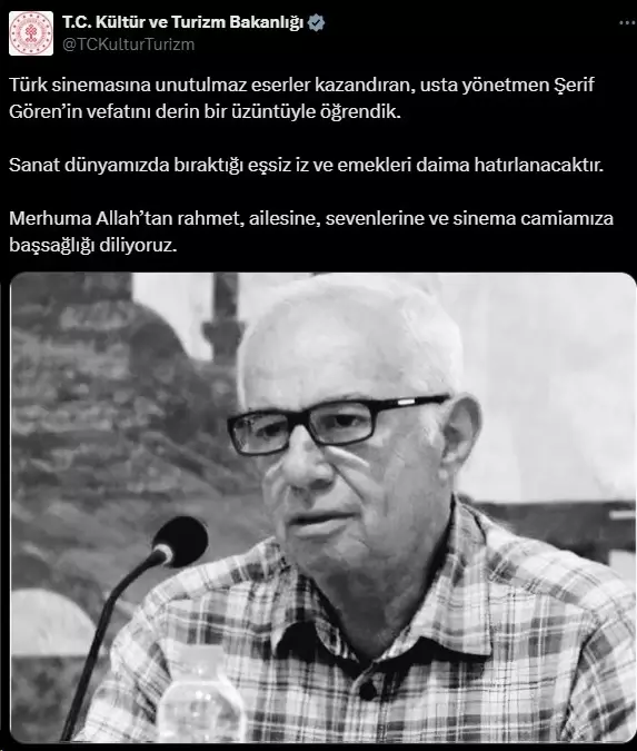 Usta yönetmen Şerif Gören hayatını kaybetti