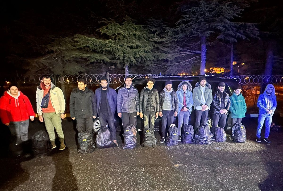 Tekirdağ\'da 11 Düzensiz Göçmen Yakalandı
