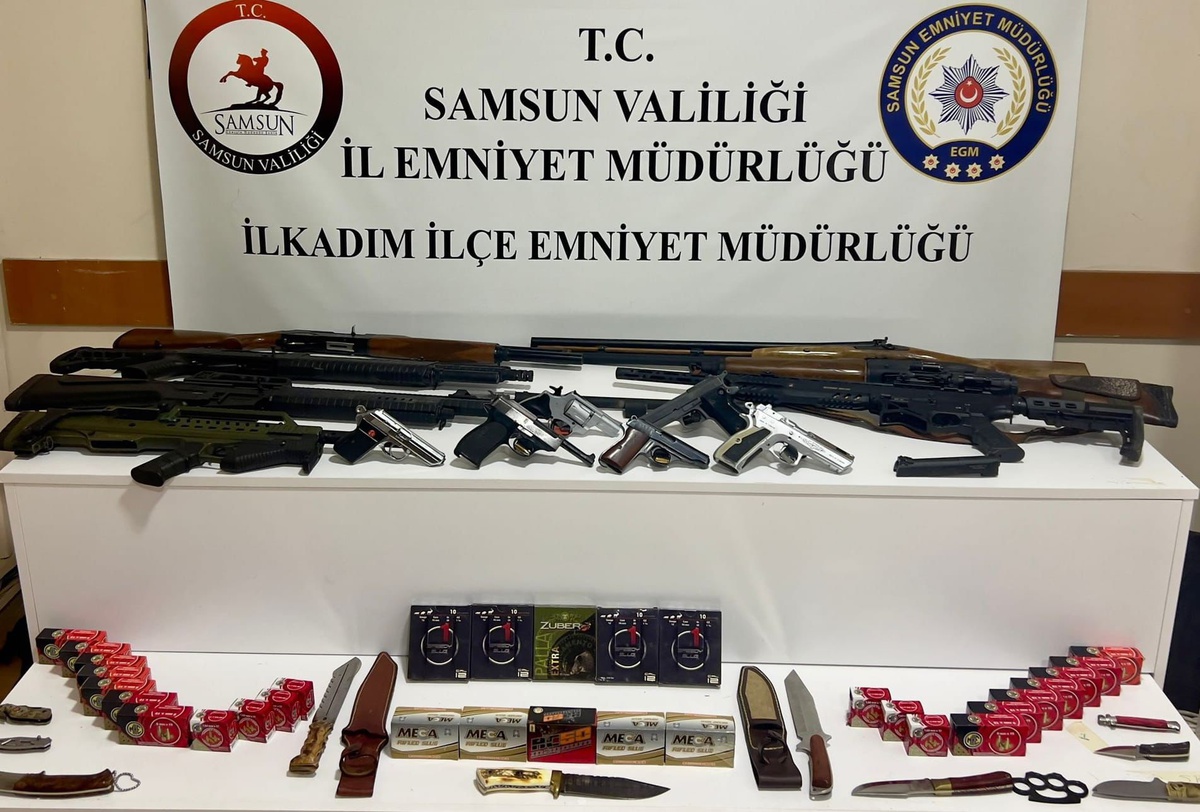 Samsun\'da Yaralama Olayında Cephanelik Bulundu