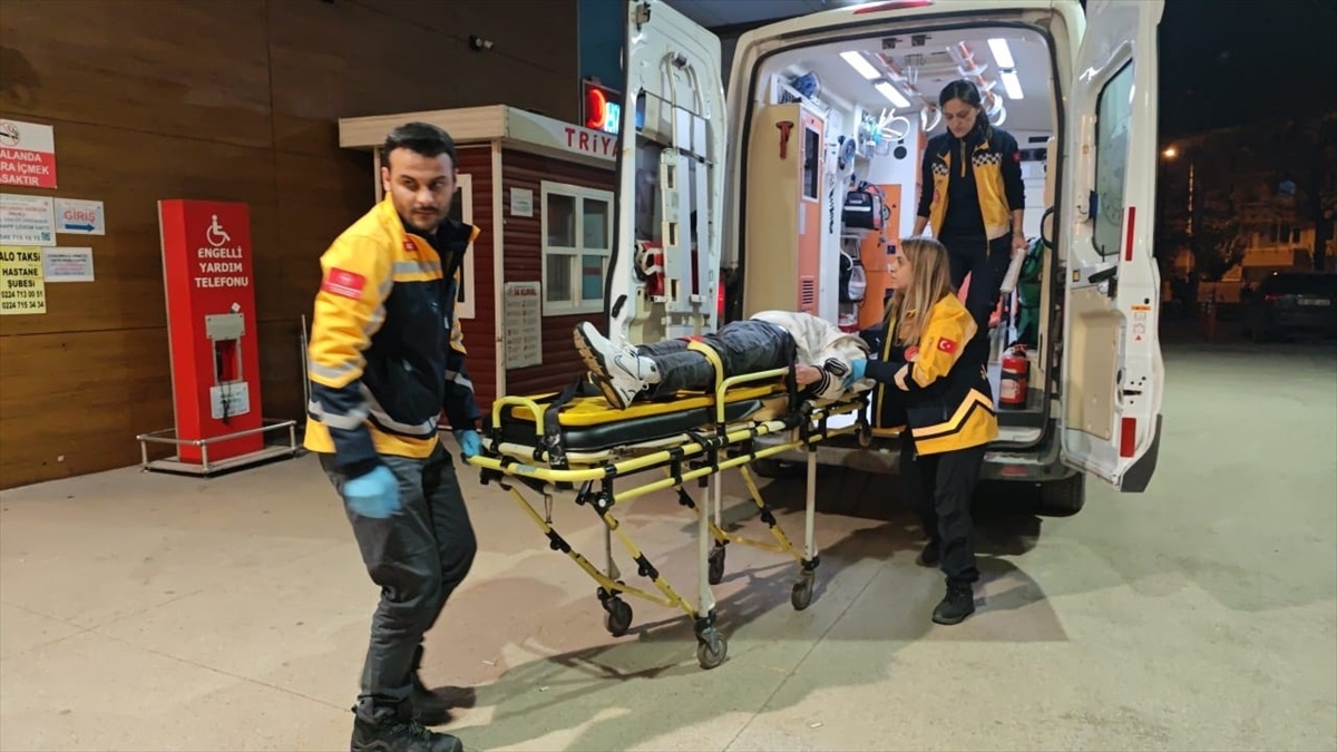 İnegöl\'de Motosiklet Kazası: 1 Yaralı