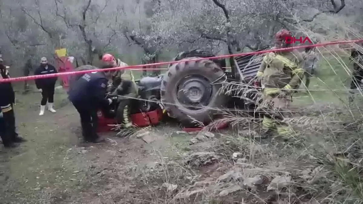Bursa\'da Traktör Devrildi, Sürücü Hayatını Kaybetti
