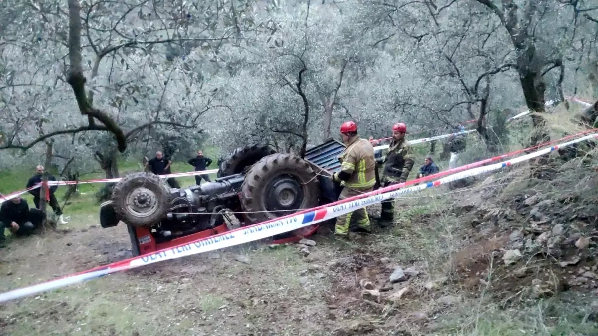 Bursa\'da Traktör Devrildi, Yaşlı Adam Hayatını Kaybetti