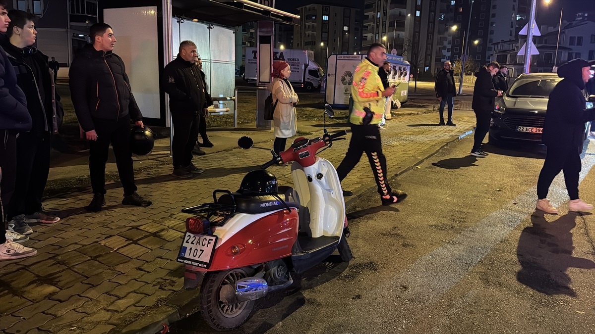 Motosiklet Devrildi, Sürücü Ağır Yaralı
