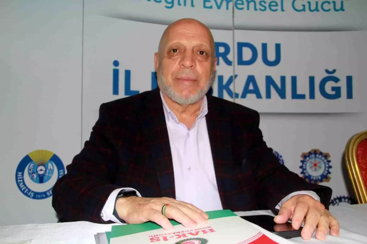 HAK-İŞ Genel Başkanı Arslan: "Esad rejiminin yıkılması belki dünya için de bir örnektir"