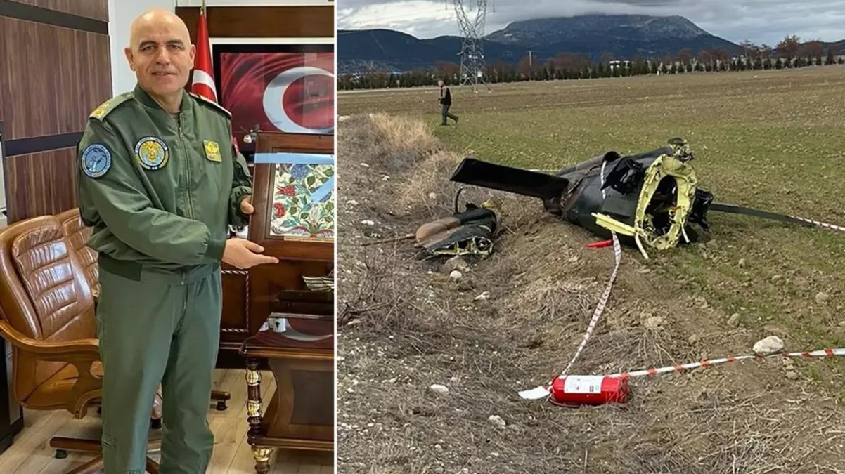 Isparta\'da askeri helikopter düştü! 1\'i tuğgeneral 6 askerimiz şehit