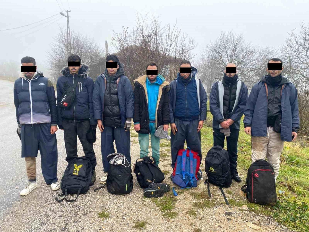 Kırklareli\'de 75 Kaçak Göçmen Yakalandı