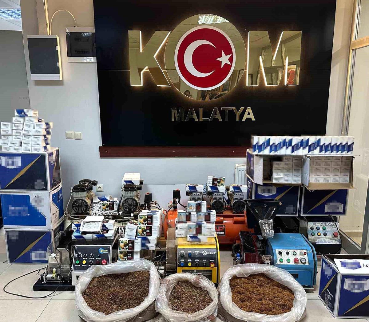 Malatya\'da Kaçak Tütün Operasyonu