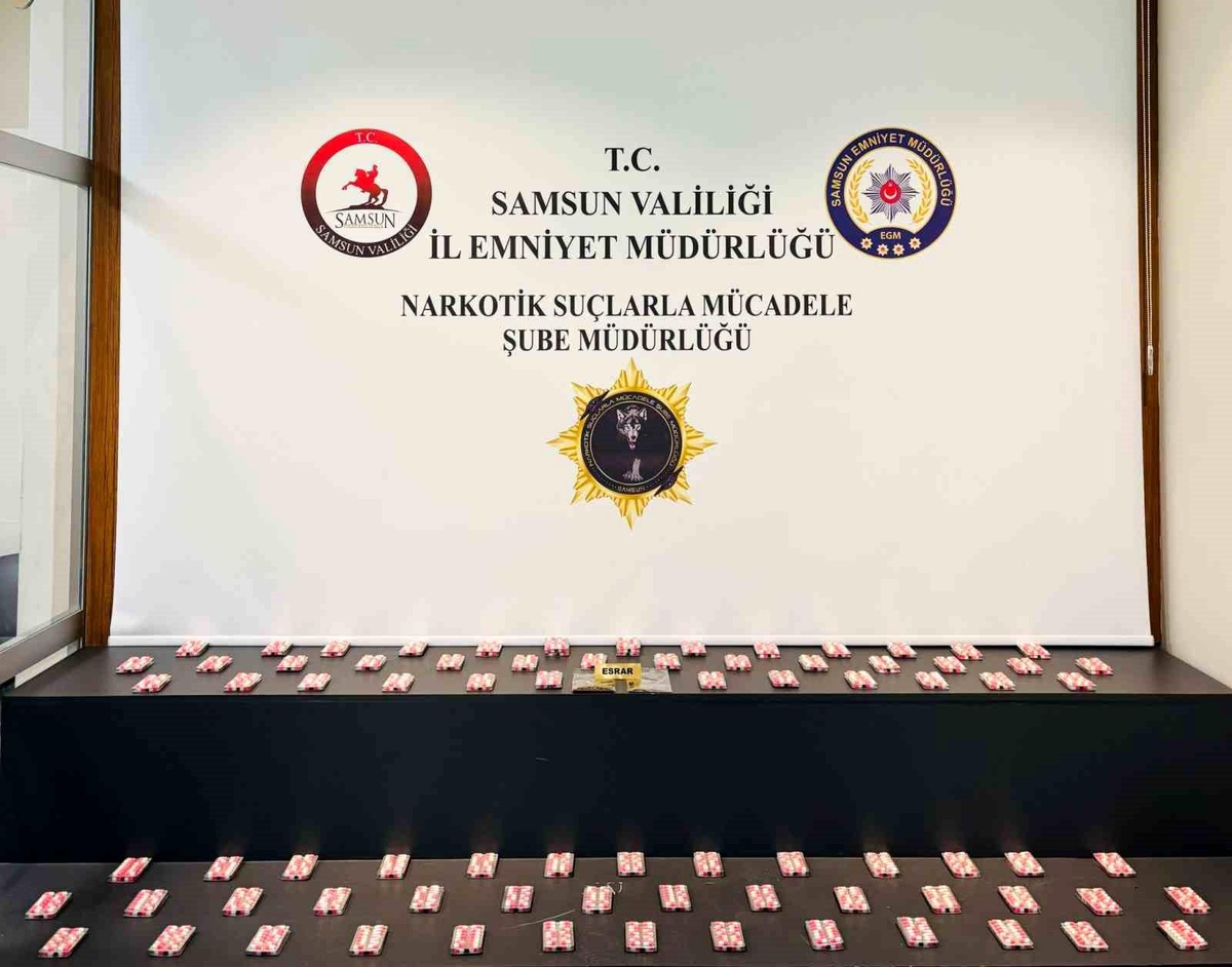Samsun\'da Uyuşturucu Operasyonu