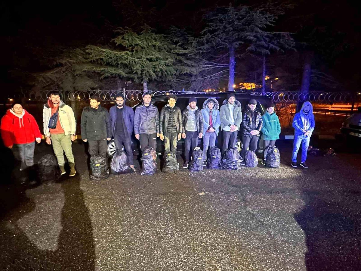 Tekirdağ\'da Düzensiz Göçmenler Yakalandı